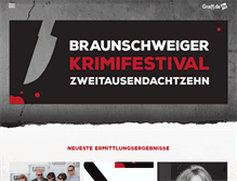 Tablet Screenshot of krimifestival-bs.de